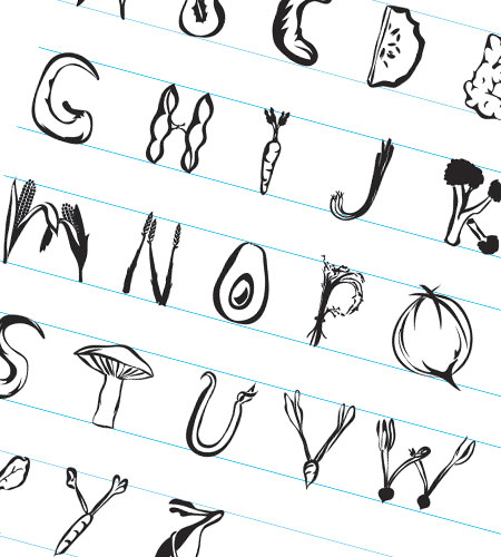 VegOut Lettering